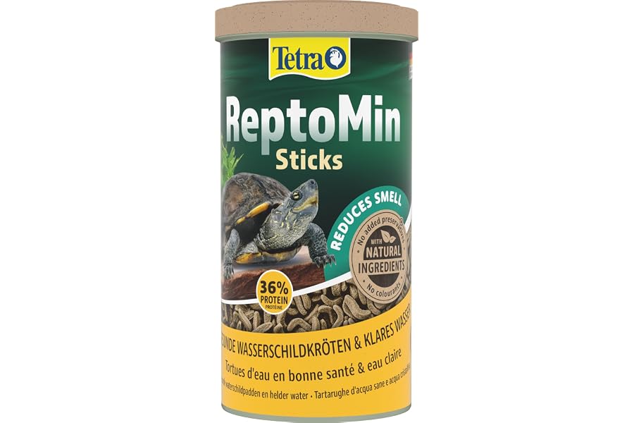 Tetra ReptoMin alimento para tortugas - alimento especialmente adaptadas a las tortugas, 1 l