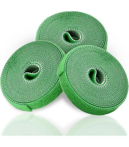 G4GADGET Lot De 3 Rubans Adhésifs Réutilisables Pour Plantes De