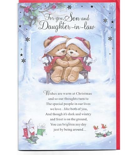 Weihnachtskarte Eisbär – Für Die Großnichte, 210 X 148 Mm, 350g/m² Leinenkarton