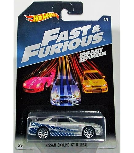 Hot Wheels Nissan Skyline GT R, Fast & Furious 5/5 [Orange