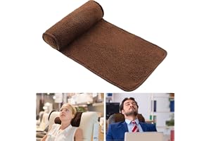 Weysat Nackkudde för vilstol huvudkudde justerbar plysch kudde nackrulle halkfri fleece soffa nackstöd kudde för resor hem vi