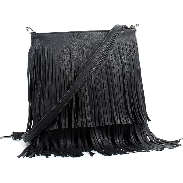 Western Cowgirl Woven Fringe Tote Bag With Wallet Set - Crocodile Print Vegan Leather Handbag