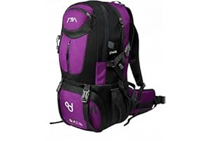 OcioDual Mochila Senderismo 50L, Mochila Trekking Multifuncional, Ligera, Impermeable, Plegable, Mochilas Montaña para Camping, Acampada, Escalada, Marcha Nórdica