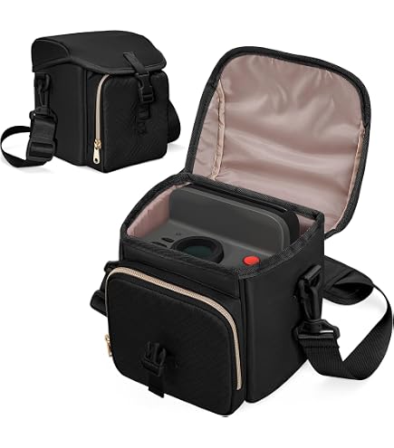 Housse Rigide EVA Pour Polaroid One Step 2/Now - Protection Avec Bandoulière Gris
