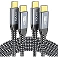 20Gbps High-Speed Data Transfer [3FT, 2-Pack], USB C Monitor Display Cable, 4K UHD, USB 3.2 Gen 2x2, Type C 100W Fast Charging Cord for Dell Monitors, ARZOPA, KYY, MNN, & More USB-C Portable Monitors