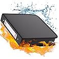 ZOOPIP Fireproof 3 Ring Binder with Zipper, 1.5 Inch D Rings Hold up 375 Sheets of 8.5" x 11" (A4), Compatible with Clear Page Protectors, Built-in Net and Pen Holder(Black, 1 Pcs)