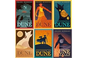 Dune Series 6 Books Collection Set (Dune, Dune Messiah, Children Of Dune, God Emperor Of Dune, Heretics Of Dune & Chapter House Dune)