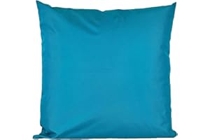 JACK 50x50cm Outdoor Lounge Kissen Dekokissen inkl. XXL-Füllung Wasserabweisend Sitzkissen Garten Stuhl Lotus Effekt, Farbe:Petrol