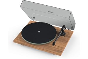 Pro-Ject T1 EVO BT Tourne-disque avec Bluetooth et capsule OM10 (Walnut)