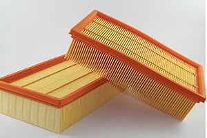 SAUBERMANN Filter 2 Stück geeignet für Kärcher - NT 361 / NT 561 / NT 611 / NT 35 / NT 45 / NT 55 / -Eco -M -TE