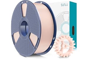 SUNLU PLA+2.0 Filament 1,75 mm, Mise à niveau du filament PLA+ 1,75 mm, résistance améliorée, précision dimensionnelle +/- 0,02mm, bobine de 1kg (2,2 LBS), Peau