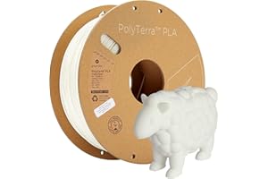 Polymaker 70822 PolyTerra PLA Filament PLA Faible teneur en Plastique 1.75 mm 1000 g Blanc Mat 1 pc(s)