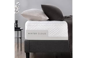 ZINUS Winter Cloud materac z pianki memory, 7-strefowy materac dopasowujący, 90 x 200 cm, wysokość 30 cm, H3-H4, średnio-twardy, zwijany materac, certyfikat Öko-Tex