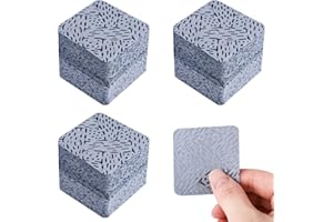 PAEFIU Confezione da 300 Salviette per Unghie, Senza Pelucchi Pad Unghie in Cellulosa Quadrate per la Preparazione e Finitura del Manicure Nail Art, Lint Free Wipes per Rimuovere Smalto e Gel (Blu)