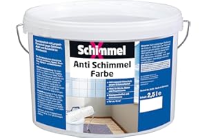 Pufas 2500 SchimmelX Anti-Schimmelfarbe Innen-Farbe mit Langzeitschutz Weiß 2.5 L