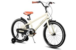 STITCH Bicicleta Infantil 14/16/18/20 Pulgadas para niñas y niños de 3-13 años, 14/16/18/20 Pulgadas Bicicleta para niños con estabilizadores (Rosa, Beige, Azul, Plata, Verde)