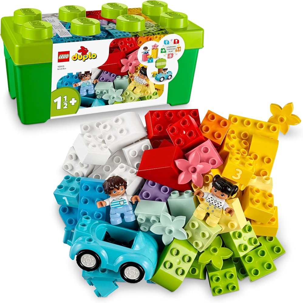 LEGO DUPLO Classic Yapım Parçası Kutusu 10913 | 1 Yaş ve Üzeri Çocuklar için Oyuncak Yapım Seti, Hediye Fikri (65 Parça)