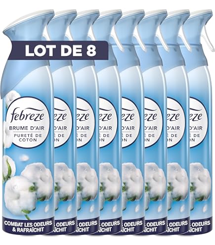 Airwick rafraîchissant Pure Désodorisant Spray, 250 l, Lot de 6