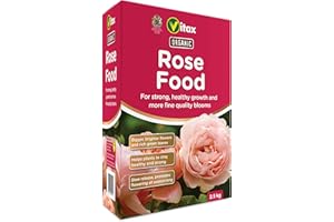 VITAX LTD Vitax Organic Rose Food, Specially Tailored Nutrient Mix, Slow Release, 100% Organic, For Healthy Leaves And Bigger Blooms Of Flowers- 2.5Kg