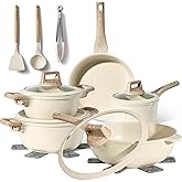 Ensemble de batteries de cuisine toutes surfaces, avec