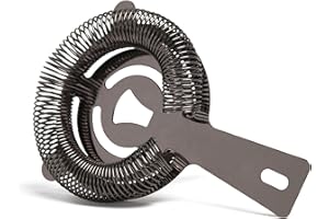 LACARI HOME & LIVING Strainer | Colino in acciaio inox | Lacari Original Cocktail Strainer | Adatto a tutti gli shaker | Accessori da bar | Strainer in nero | Colino in acciaio inox | Cheers Club, LA051