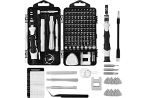 LCXCXY Destornilladores precisión, Kit destornilladores 122 en 1. Kit de Destornillador Precision Magnético es adecuado para reparar Iphone, Macbook Pro, PS, PC, Relojes y Gafas