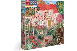eeBoo- English Cottage-Puzzle 1000 elementów dla dorosłych Tektura z recyklingu, PZTCGE