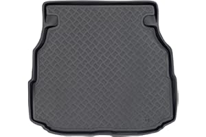 SMK Kofferraum schutzmatte Kofferraummatte passt für Mercedes-Benz C-Klasse W203 2000-2007 Strapazierfähige Kofferraummatte für alle Jahreszeiten, die vor Schmutz und Dreck schützt