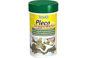 Tetra Pleco Veggie Wafers 100 ml - Mangime completo in wafer per un'alimentazione ottimale dei pesci erbivori che si nutrono sul fondo