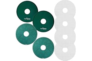 BRIGHT KITCHEN 2 Fruchtleder Silikon Dörrautomator-Blätter mit Kanten – ungiftig für Nesco runde Dörrautome, Lippenform, hält Teig, Flüssigkeit, Obst, Obst, Obst, Leder, Kreis, wiederverwendbar, flexibel, nicht