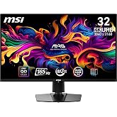 MSI 31.5" MAG 321UP QD-OLED Gaming Monitor, UHD, 16:9, Flat, QD-OLED, 165Hz, 0.03ms GTG Freesync Premium PRO