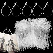 5000 Stück Sicherheitsfäden (Loop Pins) Transparent, 25 Mm – Für Etiketten An Kleidung, Schuhen & Mehr