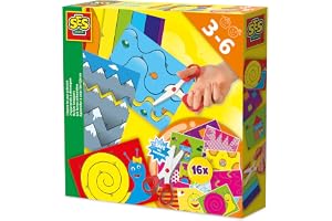 SES 89-14809 kreativt pysselset Jag lär dig att skära, flerfärgad