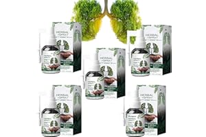 AUMUDE Bruma de limpieza pulmonar a base de hierbas, potente apoyo pulmonar, spray de limpieza pulmonar a base de hierbas, 4 semanas, limpieza y reparación, niebla de hierbas pulmonares para molestias