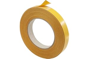 KLEBASTO Doppelseitiges Klebeband | Handreißbar | dünnes Universalklebeband | Doppelklebeband für Papier, Metall, Kunststoff, Pappe, Holz etc. (6 mm x 10 m)