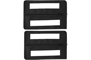 CACTIYE Lot de 2 sacs de dérivation dissimulés pour la maison, le bureau, la chaise, la table de chevet, l'armoire (2, noir)