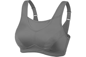 Wingslove Femme Forte Intensité Soutien Gorge de Sport Brassiere Pas de Rebond sans Armatures