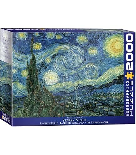 Ravensburger Puzzle 1500 Teile – Van Gogh: Sternennacht, 84 X 60 Cm