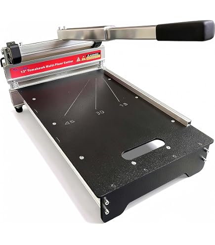 NAACOO Coupe-sol stratifié, coupe-sol en vinyle de 33 cm avec roue, coupe-planches de