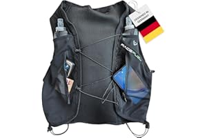 ‎RACEPACE RaceFuel Ultraleicht Trinkrucksack, Trail Rucksack, Trinkweste, Hydration Pack Fahrradrucksack für Laufen, Wandern, Marathoner für 1,5L Trinkblase oder 500ML Wasserflasche/Softflask