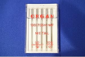ORGAN / SEWING SUPPLIES DIRECT Organ Metal Large Eye Machine Needles Mix Pack 90 & 100