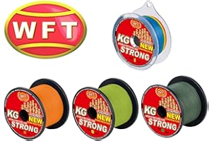 WFT KG Strong 600m 0,22mm 32kg, geflochtene Schnur, Meeresschnur, Angelschnur, Geflechtschnur