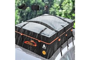 GELLDG 538L Dachbox, Auto Dachtasche Dachkoffer, 600D wasserdichte Dachgepäckträger Gepäckbox für Alle Fahrzeuge, Autos, Vans, SUVs mit/ohne Schienen, Reisen und Gepäcktransport