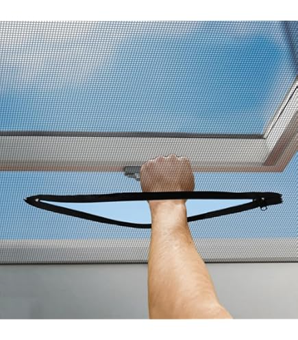 Novatool Moustiquaire Pour Fenêtre - Anthracite - 150 X 180 Cm