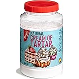 Crémor Tártaro - 100% Natural - Calidad Alimentaria Premium - Sustituto Natural de la levadura química - Sin Gluten - Sin adi