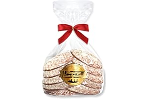 ‎LEBKUCHENWELT Lebkuchenwelt 10x Nürnberger Elisen Lebkuchen Bruch Inhalt: 800g - Zucker - Elisenlebkuchen Vorteilspackung aus Fabrikverkauf Glasierte Lebkuchen
