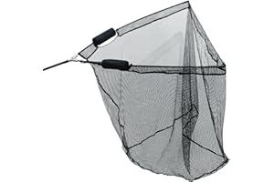 ‎MK-ANGELSPORT MK-Angelsport Karpfenkescher 42 Zoll – 2-teilig & gummiert – robuster Kescher für Karpfenangeln – faltbar, teleskopierbar & fischschonend – Angelkescher mit Netz für Profi & Einsteiger