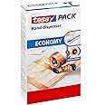 tesa Packing Tape Hand Dispenser Economy - Robust Dispenser for Parcel Tapes - Professional Quality - for Tapes up to 50 cm Wide