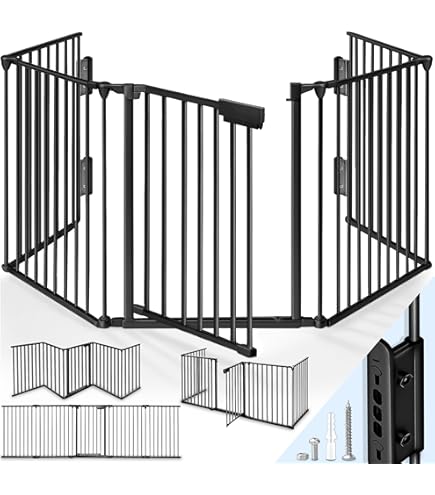 Cancelletto Estensibile Per Cani E Bambini - Fino A 300 Cm, Ideale Per Scale E Interni - Foto 2