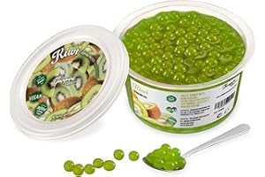 THE INSPIRE FOOD COMPANY INSPIRE FOOD Bubble Tea Popping Boba Kiwi 450 gramos | Prepara delicioso boba tea en casa | listo para usar sin necesidad de cocinar